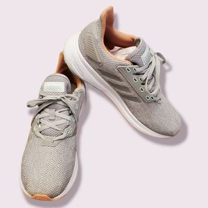 Adidas Womens Duramo 9 BB7006 Gray Running Shoes Sneakers Size 9 | EUC
